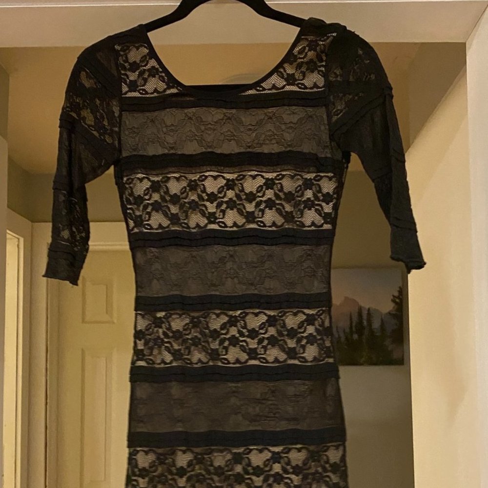 Small Black Lace Cocktail Dress